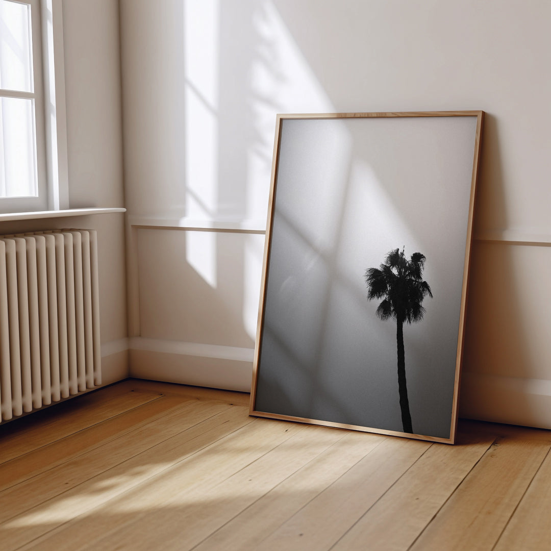Palm Tree Print 1 | Black and White Prints | Black Abstract Art | Black Gallery Wall | Palm Tree Print | Palm Tree Wall Art | Tropical Art