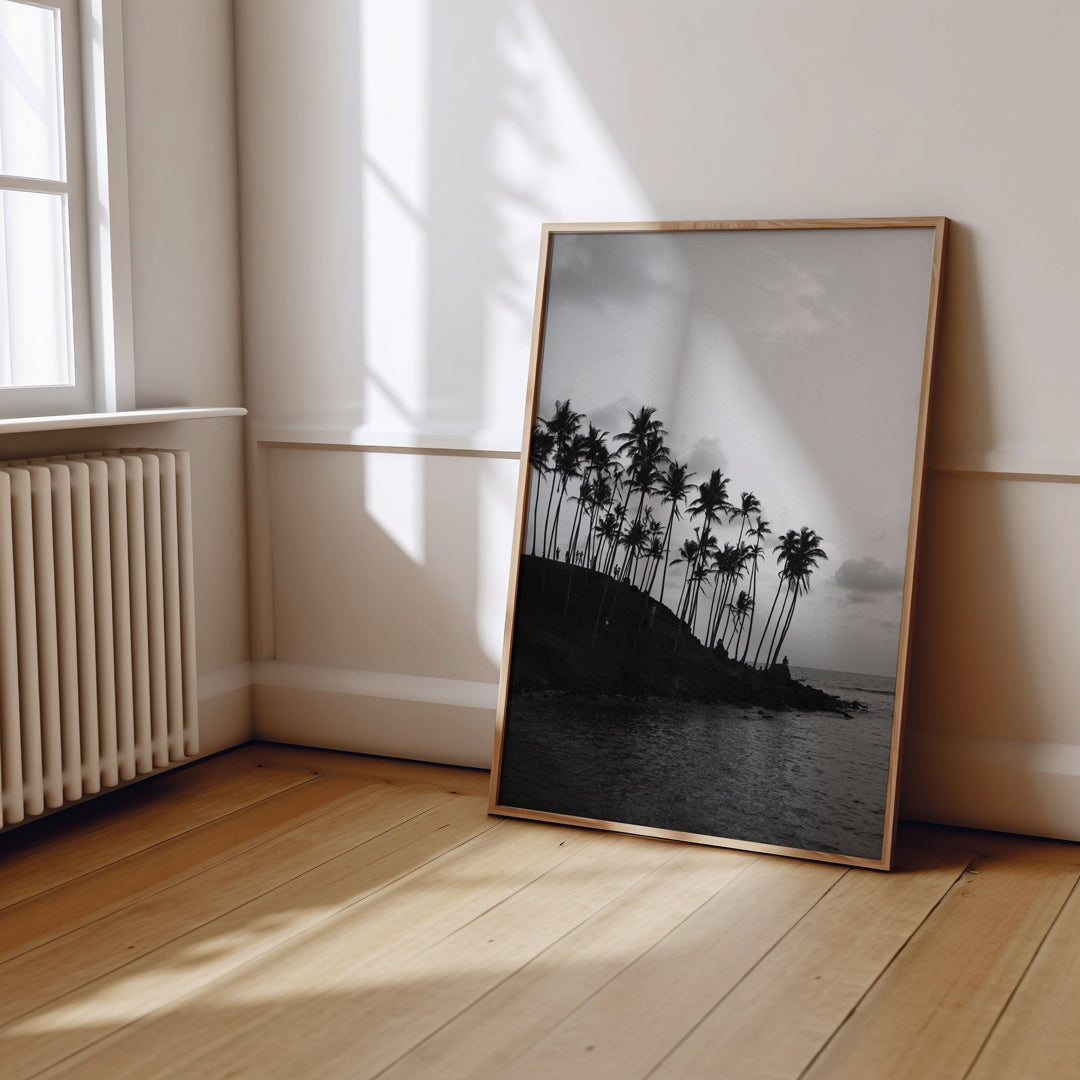 Palm Tree Print 3 | Black and White Prints | Black Abstract Art | Black Gallery Wall | Palm Tree Print | Palm Tree Wall Art | Tropical Art