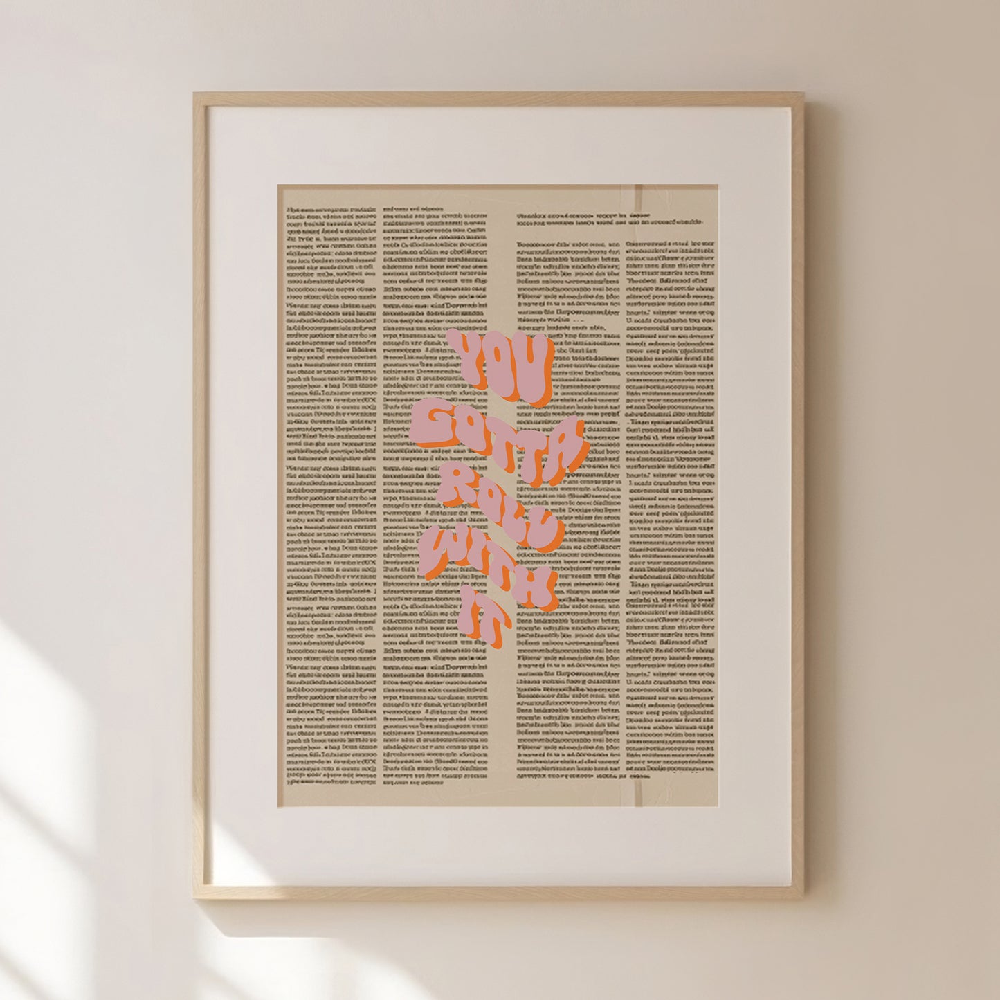 Oasis Quote Print | Gallagher Inspired | Modern Kitchen Art | Gallery Wall Art | Printable Wall Art | Eclectic Gallery Set | Maximalist Wall Art