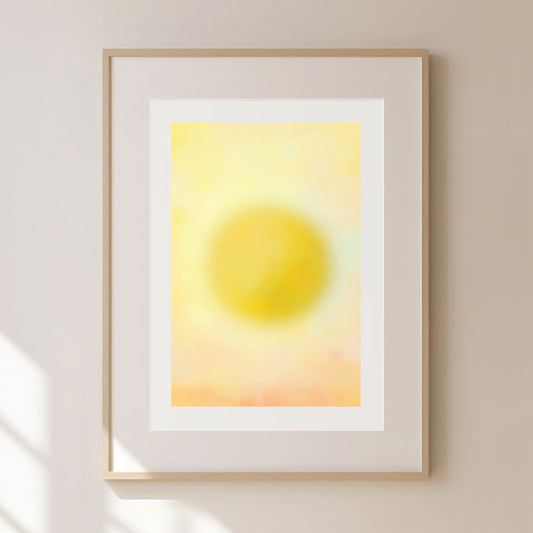 222 Aura Print | Aura Poster | Aura Energy Spiritual Gradient Print | Y2K Decor | Aesthetic Room Decor | Zen Wall Art | Maximalist Print