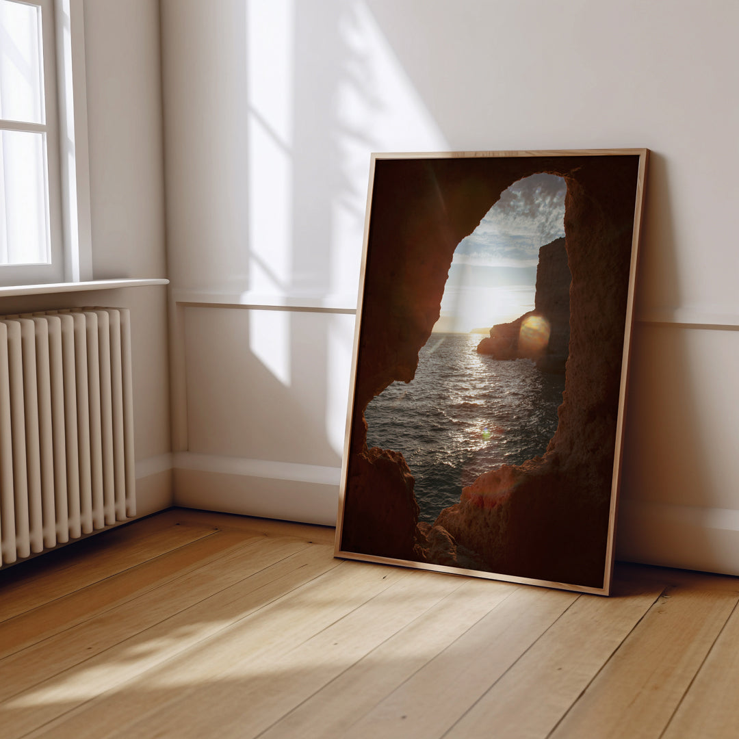 Portugal Travel Print 5 | Abstract Sunset Print | Modern Wall Art | Coral Sunset | Travel Print | Travel Gift | Travel Poster | Europe Print