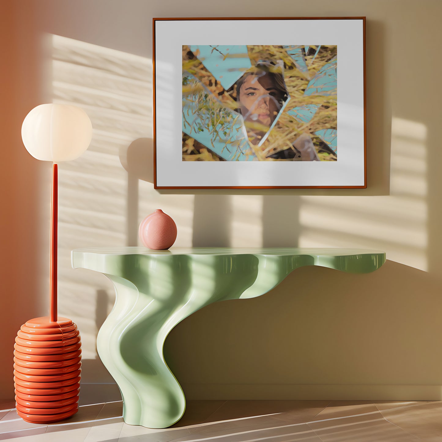 Crowded Mind Print | Retro Surreal Art | Vintage Wall Print | Trippy Wall Art | Retro | Surrealism | Bar Cart Print | Maximalist Poster