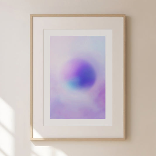 444 Aura Print | Aura Poster | Aura Energy Spiritual Gradient Print | Y2K Decor | Aesthetic Room Decor | Zen Wall Art | Maximalist Print