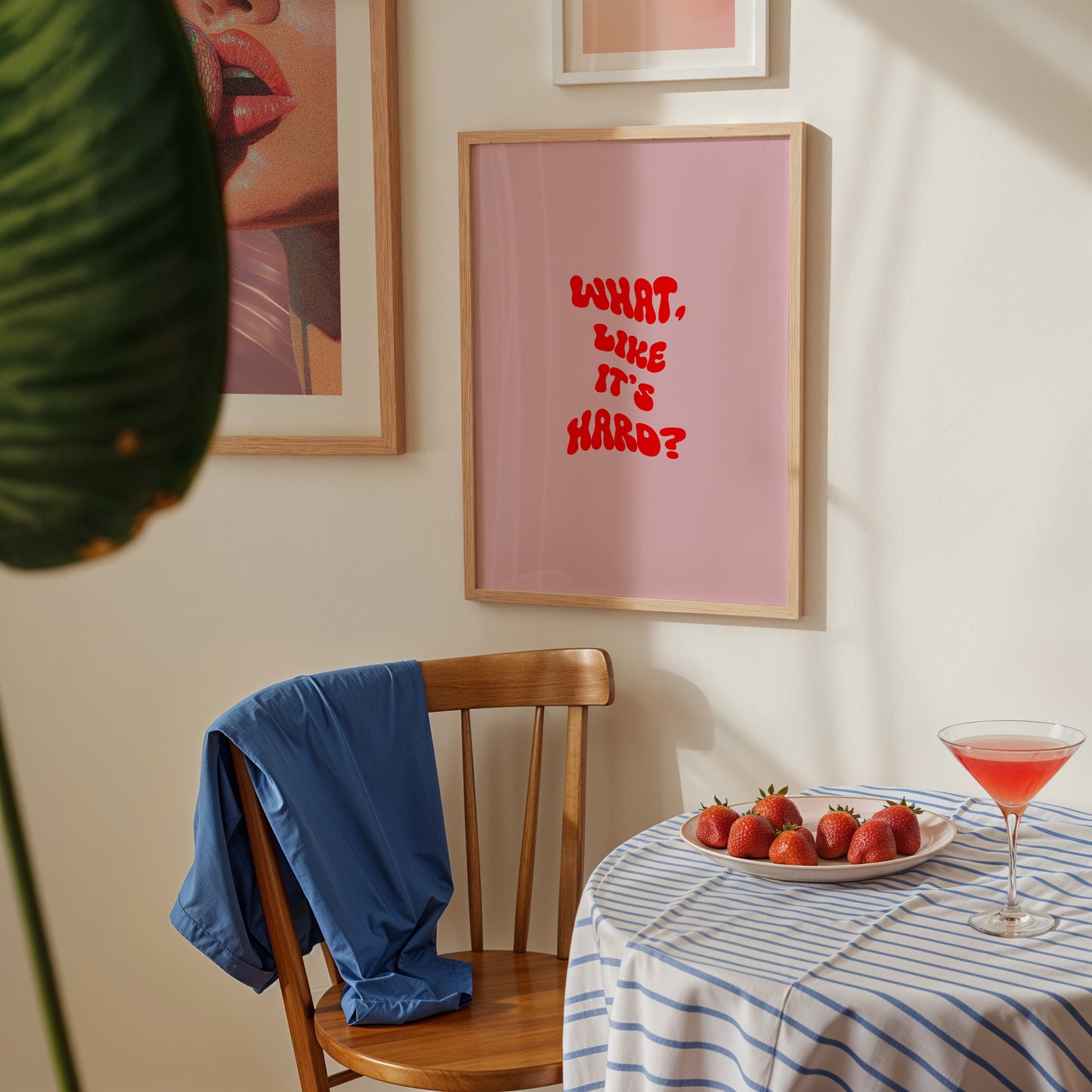 Legally Blonde Quote Print | What, Like It's Hard? | Modern Kitchen Art | Gallery Wall Art | Printable Wall Art | Eclectic Art | Maximalist Art