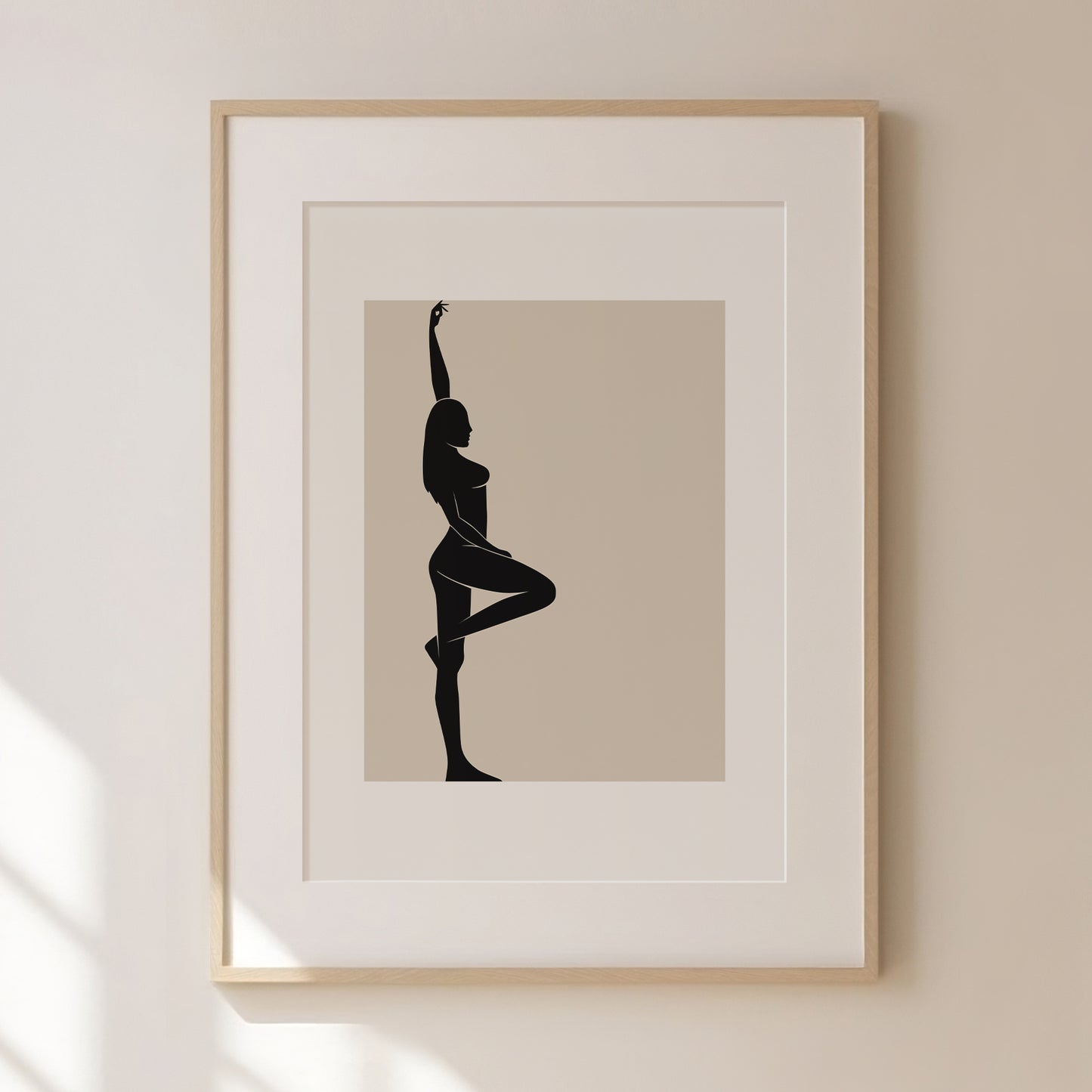 Abstract Figure Print 1 | Beige Prints | Neutral Wall Art | Matisse Print | Picasso Poster | William Morris Wall Art, | Living Room Art
