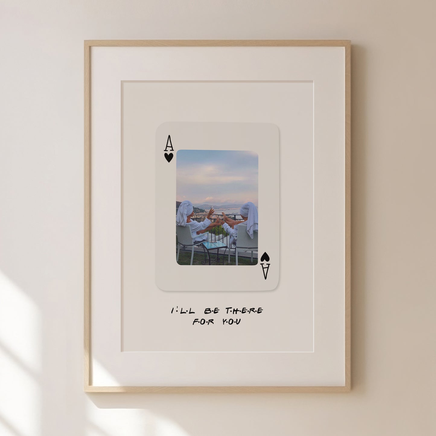 Custom Photo Playing Card Wall Art Print | Custom Gift | Trendy Wall Art | Best Friend Gift | Birthday Gift for Her | Gift Idea | Galentines Gift