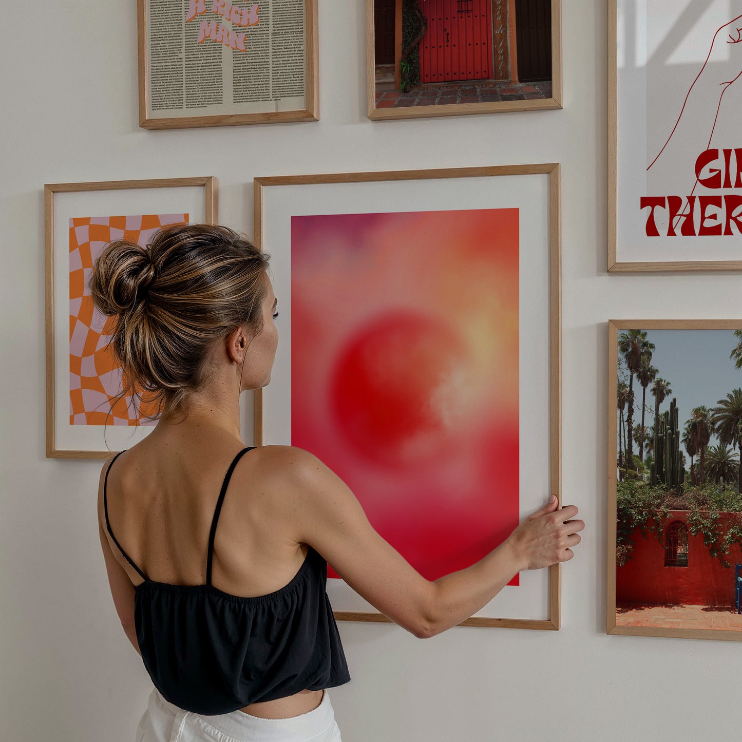 333 Aura Print | Aura Poster | Aura Energy Spiritual Gradient Print | Y2K Decor | Aesthetic Room Decor | Zen Wall Art | Maximalist Print