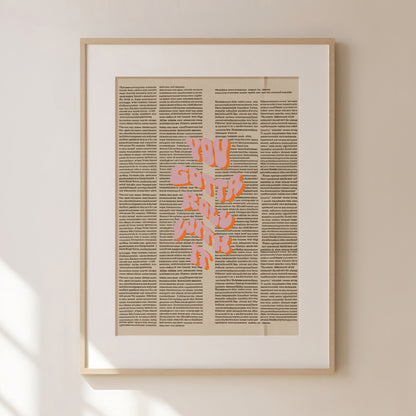 Oasis Quote Print | Gallagher Inspired | Modern Kitchen Art | Gallery Wall Art | Printable Wall Art | Eclectic Gallery Set | Maximalist Wall Art