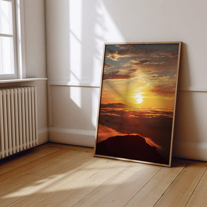 Portugal Travel Print 4 | Abstract Sunset Print | Modern Wall Art | Coral Sunset | Travel Print | Travel Gift | Travel Poster | Europe Print