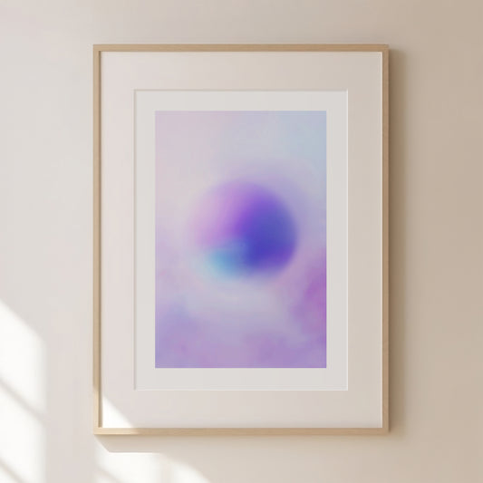 444 Aura Print, Aura Poster, Aura Energy Spiritual Gradient Print, Y2K Decor, Aesthetic Room Decor, Zen Wall Art, Maximalist Print