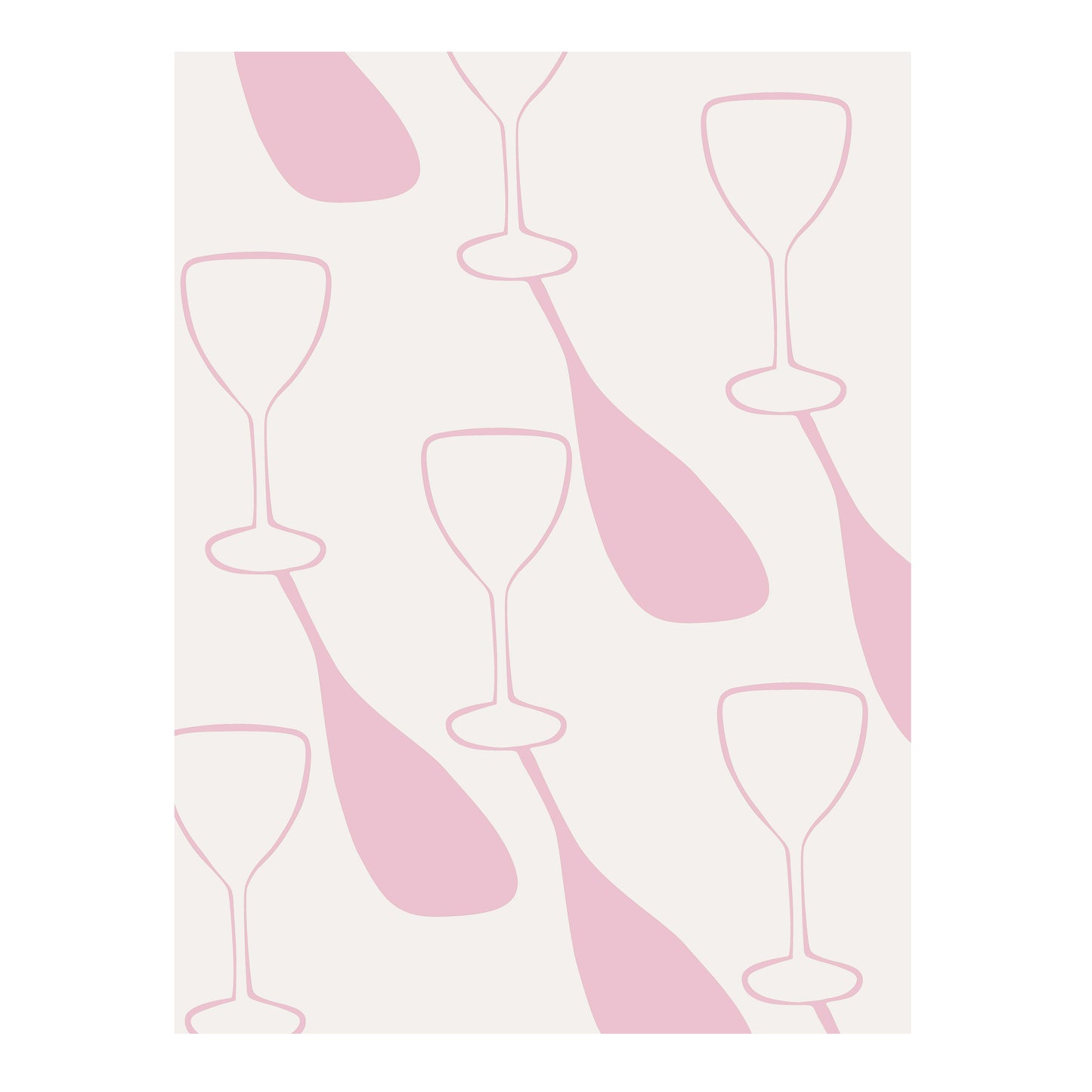 Liquid Therapy Pink Print, Pink Prints, Pink Wall Art, Matisse Print, Girl Dinner Print Trendy Wall Art, Pink Retro Cocktail Print