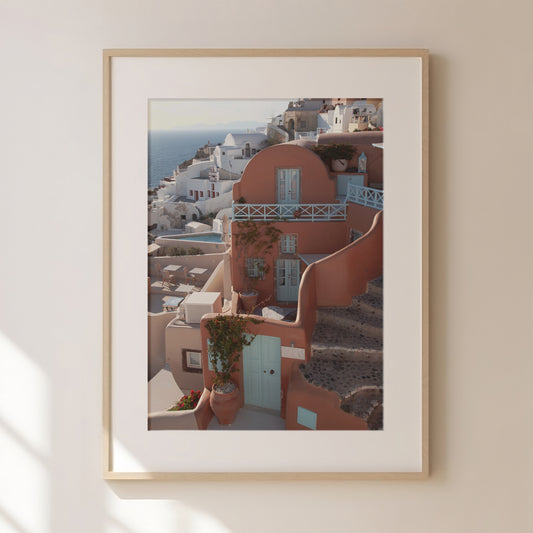 Greece Travel Print 4, Greece Art Print, Santorini Wall Art, Travel Print, Europe Print, Wall Decor, Santorini, Housewarming Gift