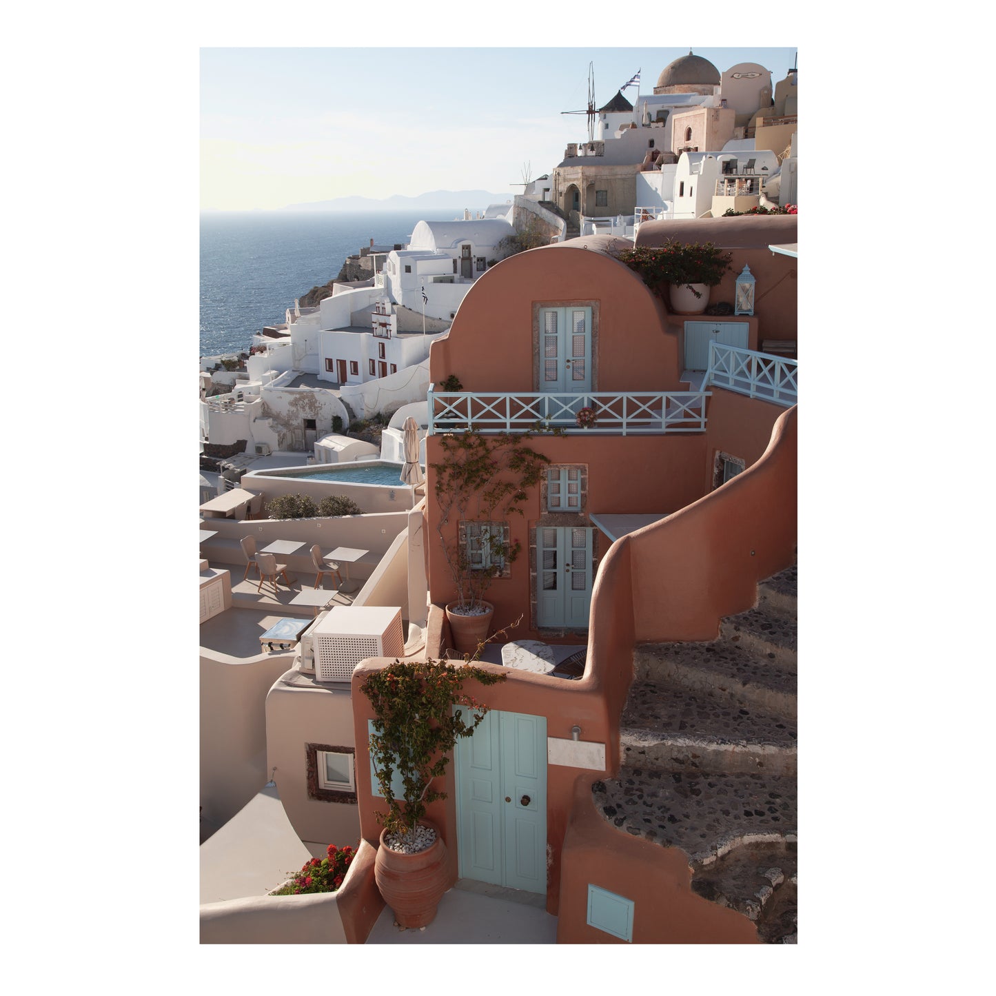 Greece Travel Print 4, Greece Art Print, Santorini Wall Art, Travel Print, Europe Print, Wall Decor, Santorini, Housewarming Gift