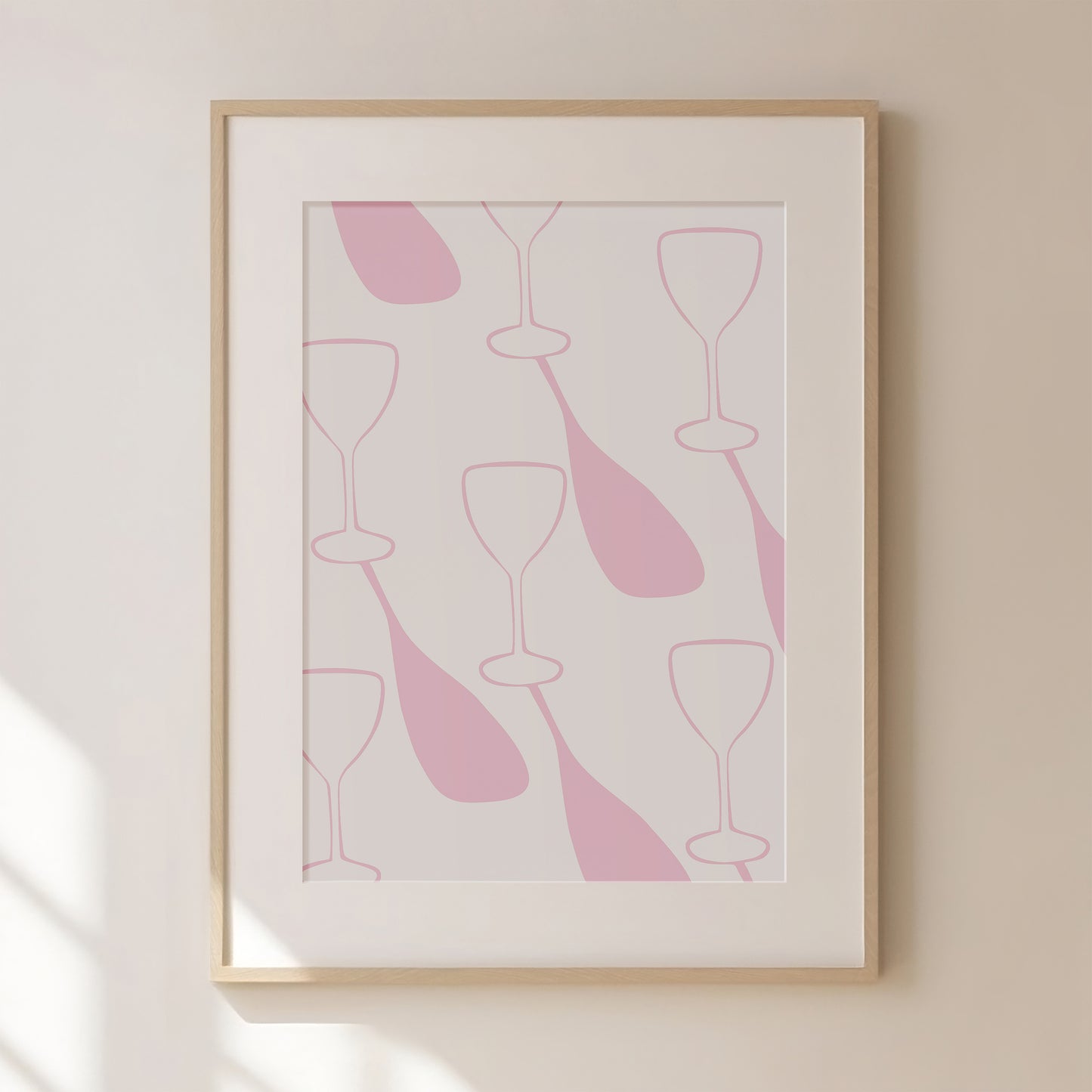 Liquid Therapy Pink Print, Pink Prints, Pink Wall Art, Matisse Print, Girl Dinner Print Trendy Wall Art, Pink Retro Cocktail Print